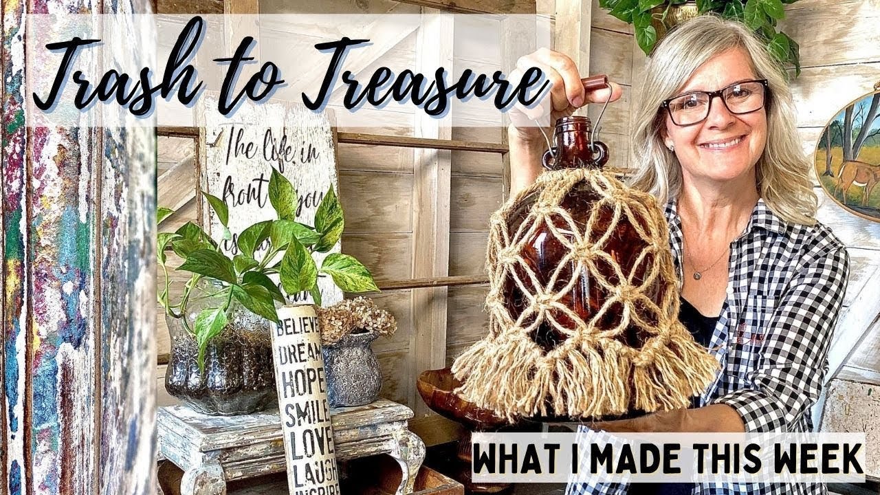 Trash to Treasure: Upcycled Home Decor and Thrifted Finds