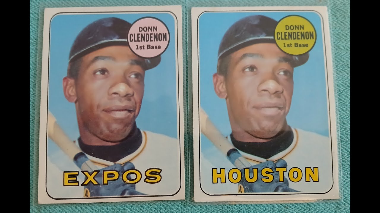 The 1969 DONN CLENDENON Card
