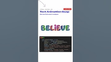 Text Animation Gsap / HTML / SCSS / JS #coding #css #html #js #scssoftware #testanimation#nike