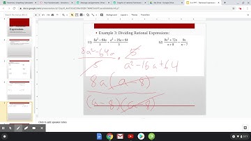 8.4 Dividing rational expressions
