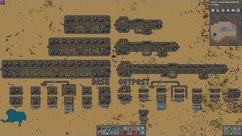 Factorio modular outpost train system (v4) (voice building explanation)