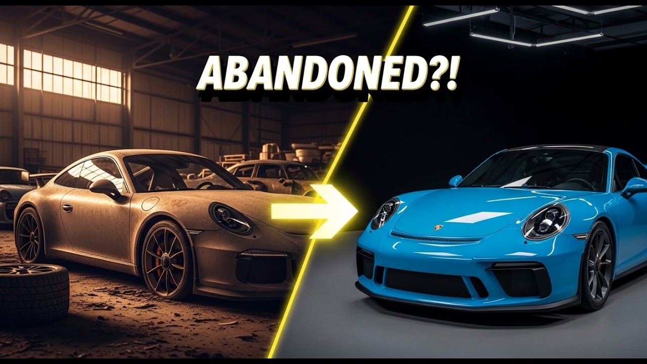 Abandoned Porsche 911 GT3 Restoration – From Rust to Guards Blue Perfection