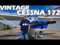 Vintage Cessna 172 - The Skyhawk - Windshear on Landing