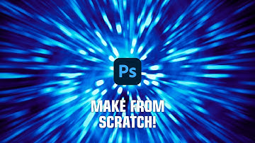 Make from scratch! The effect of the Radial Light Grain in Photoshop 2022