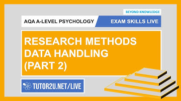 A-Level Psychology | Exam Skills Live | Research Methods - Data Handling (Part 2)