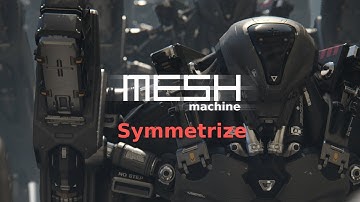 MESHmachine 0.7 - Symmetrize