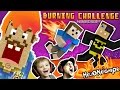 BURNING HELLO NEIGHBOR MINECRAFT CHALLENGE! FGTEEV Duddy vs. Chase Firey Structures Batman Mini-Game