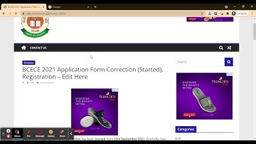 BCECE 2021 Application Correction (Started) - Check How To Edit Your Application Details