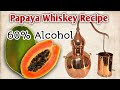 Making Papaya Whiskey Recipe | How to make Papaya Whiskey at Home | Papaya Whiskey 60% Alcohol get |
