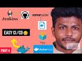 Jenkins sonarqube and trivy cicd pipeline integration in tamil | sonarqube in tamil | trivy | part 4