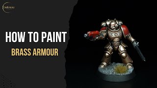 Painting The Minotaurs Chapter - Brass Armour - Warhammer 40K