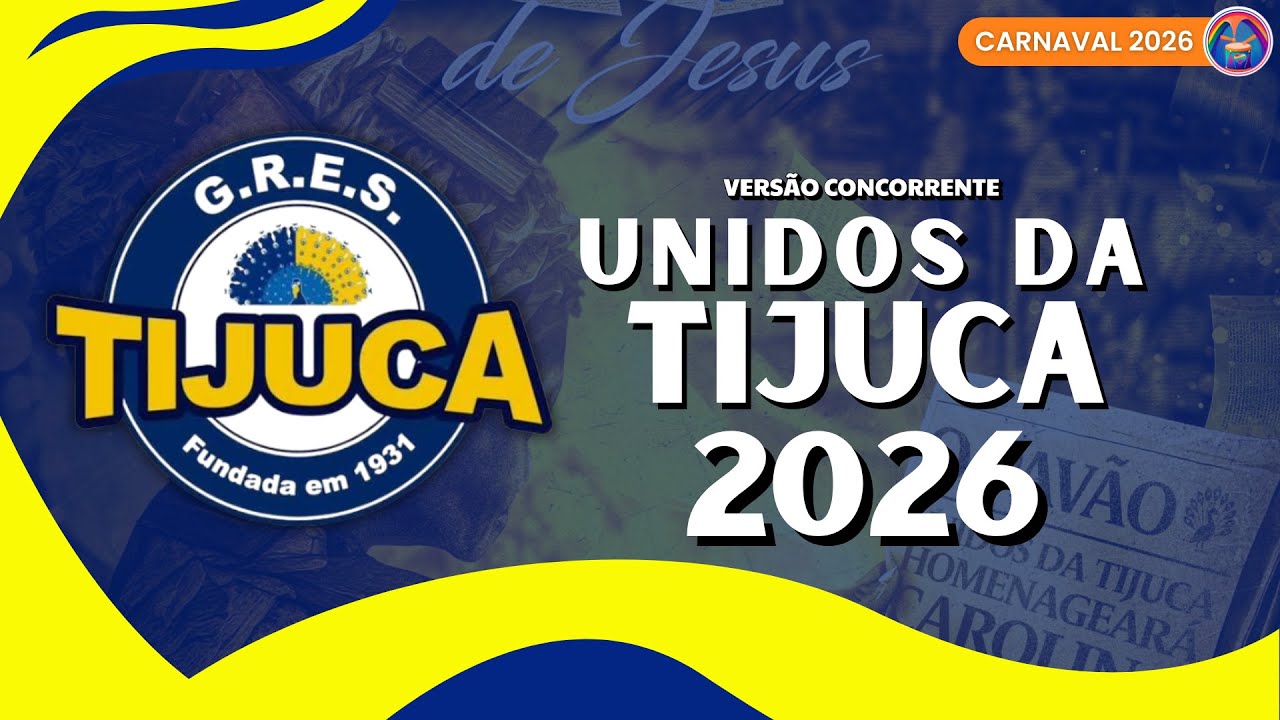 UNIDOS DA TIJUCA 2026 | SAMBA OFICIAL | COM LETRA SIMULTÂNEA