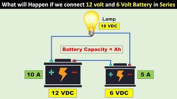 What will Happen if we Connect Different Rating Battery in Series @TheElectricalGuy