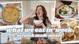 What We Eat in A Week From Scratch // Family of 6
