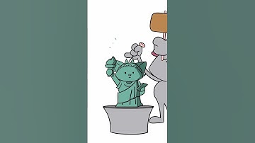 Thumbnail of Statue of Liberty #shorts #animation