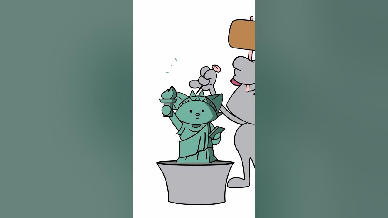 Statue of Liberty #shorts #animation