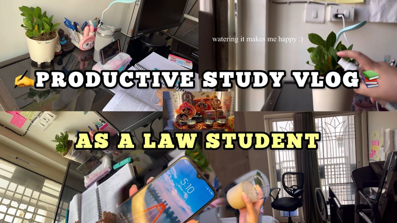 📚PRODUCTIVE STUDY VLOG AS A LAW STUDENT ️ - YouTube