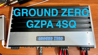Замер усилителя Ground Zero GZPA 4SQ