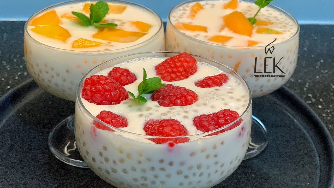 PERLES DE TAPIOCA AU LAIT DE COCO - สาคูกะทิ