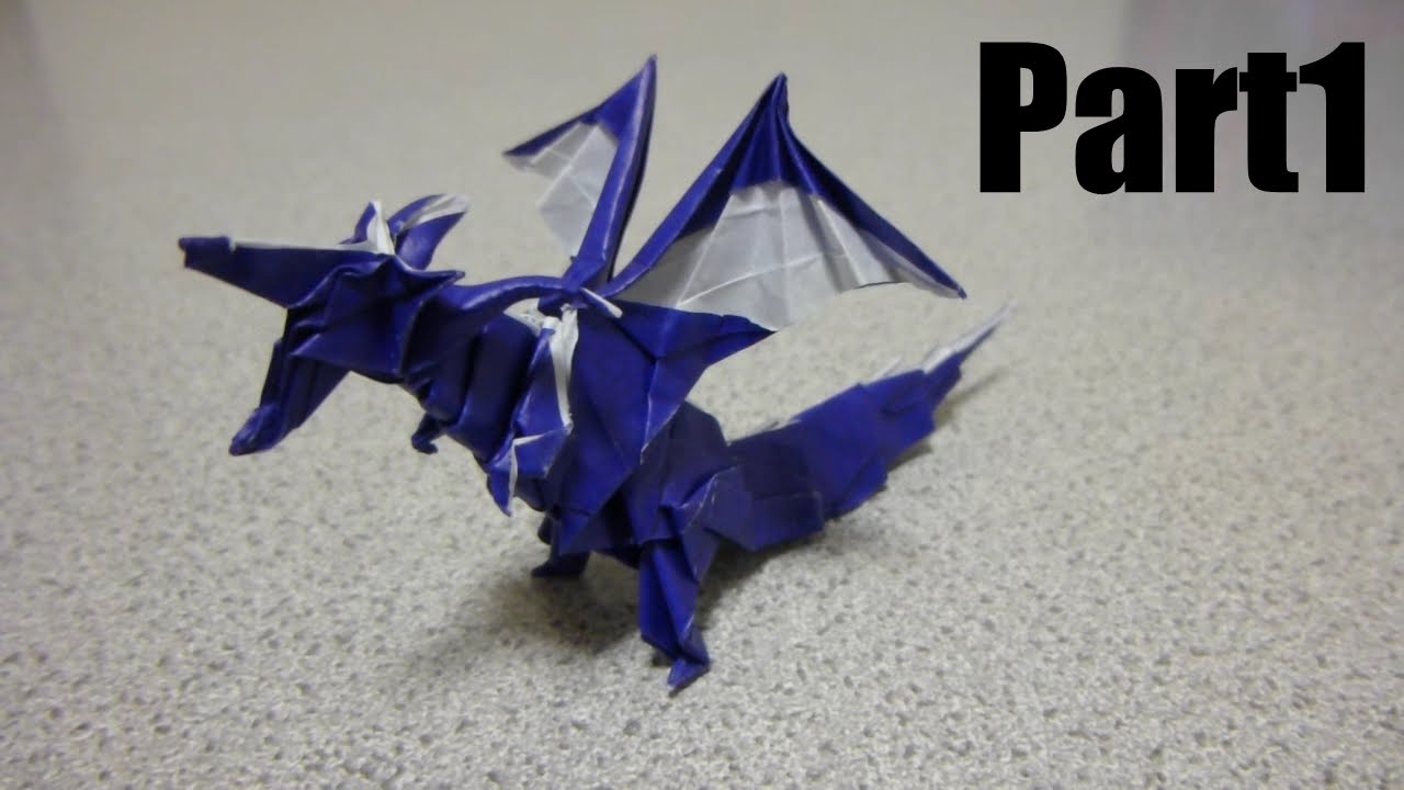 Origami Fiery Dragon 折り紙 折り方 ドラゴン Youtube