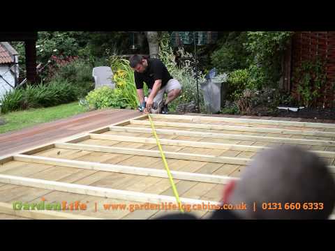 Preparing a base for summer houses, log cabins and other garden buildings