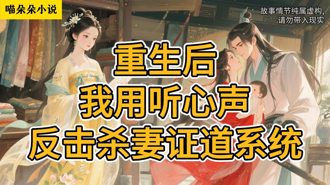 重生后，我用听心声，反击杀妻证道系统。#一口氣看完 #小说 #小説 #故事