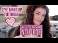 Huda Beauty New Nude Eyeshadow Palette Tutorial | StyleByZaza