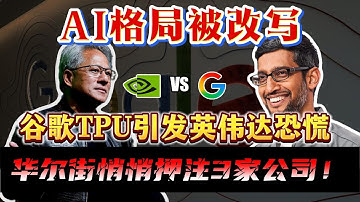 谷歌爆发！英伟达罕见慌了：三年来AI算力最强反转，华尔街正疯狂扫货这3家TPU核心玩家！NVDA，GOOG，META，AAPL，TSM，AVGO，ORCL,#美股 #财经 #TPU