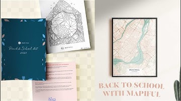 UNBOXING MAP FROM Mapiful | Back2School with Mapiful