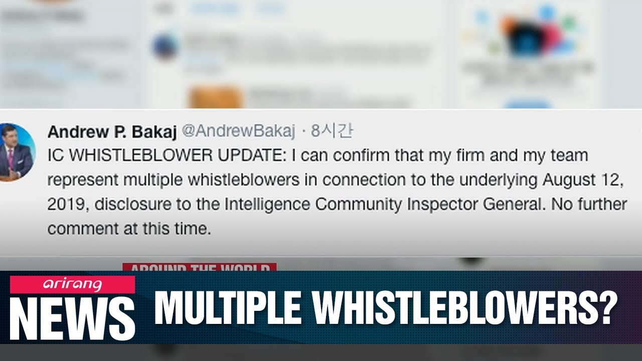 Second whistleblower comes forward in Trump-Ukraine scandal