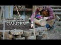 Flower bed and planter in my garden