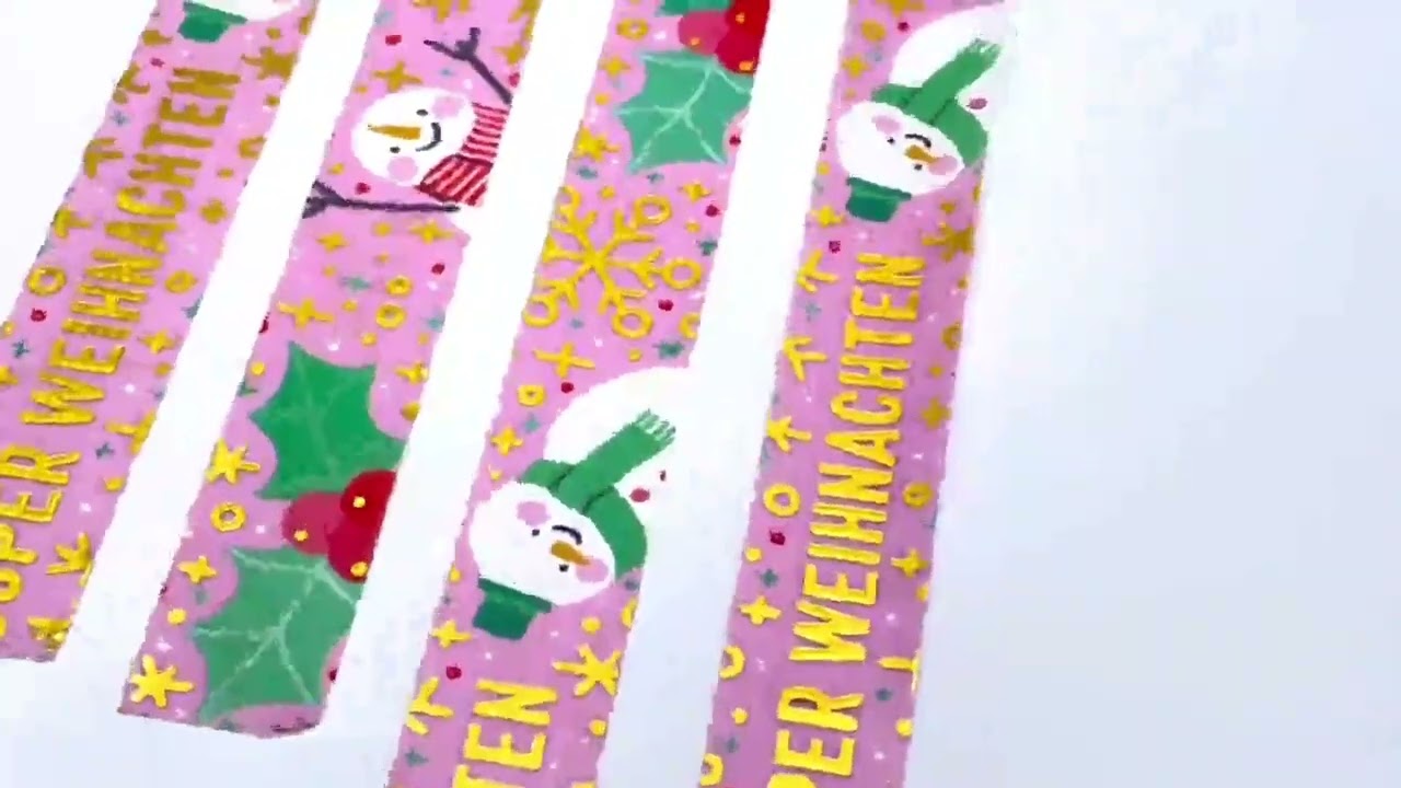 gold foil washi tape customized designs