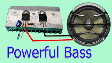 Powerfull Audio Amplifier Using 2 Transistor