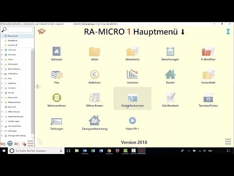 Erste Schritte mit der kostenlosen Kanzleisoftware RA-MICRO 1