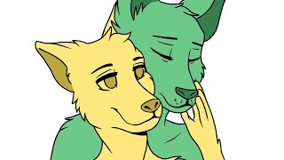 Furry Couple YCH - Procreate Speedpaint