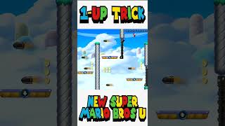 1-UP Trick N20 You Never Knew! Secret |  New Super Mario Bros U #Mario #1UP #Nintendo