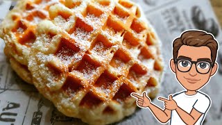 Banana Waffles Recipe | Quick \& Easy Breakfast Recipe | Homemade Banana Waffles | Resepi Waffle