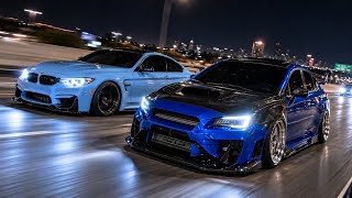 I TOOK MY 750+ HP BIG TURBO STI TO A ROLL NIGHT...