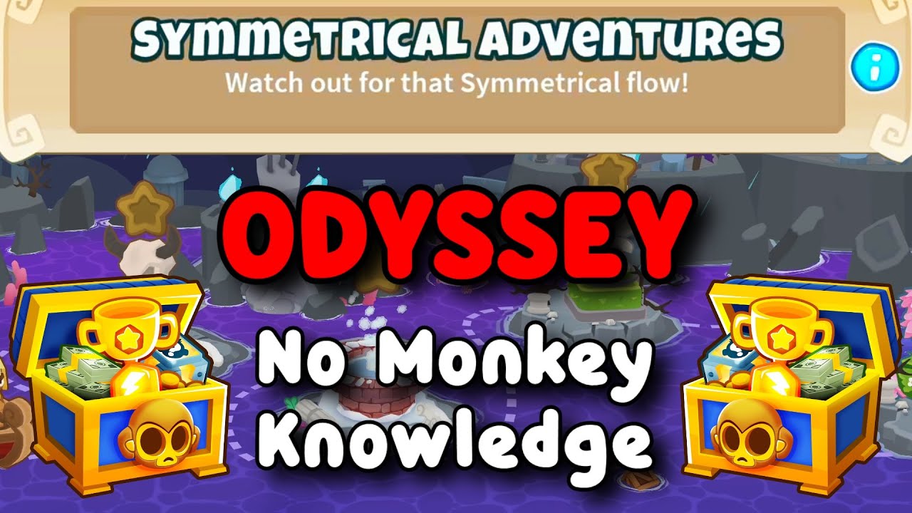 BTD6 Odyssey | No Monkey Knowledge Guide | Hard Mode Tutorial |Puddle Dwellers