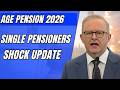Age Pension 2026 – What’s New for Single Pensioners  Rates, Rules, and Tests