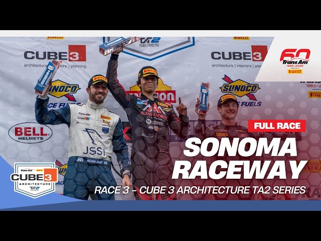 FULL RACE - 4.25.26 - Trans Am CUBE 3 Architecture TA2 | Day 1 at Sonoma