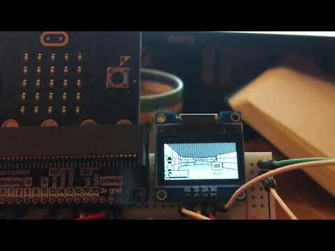 3D Arduboy game on a micro:bit