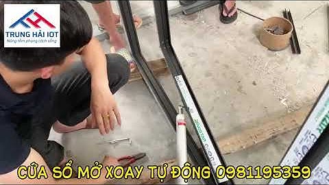 Hệ Thống Cửa Sổ Mở Xoay Tự Động Dùng Xi Lanh Điện Vmotion LAT40 Đồng Trục Cực Chất 0981195359