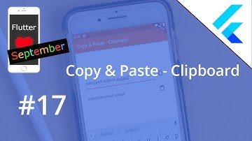 Flutter Tutorial - Copy & Paste - Clipboard