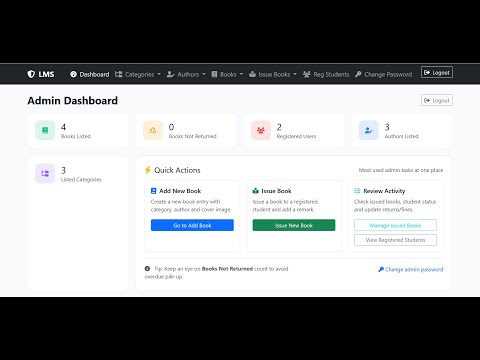 Library Management System using JAVA Spring Boot MYSQL