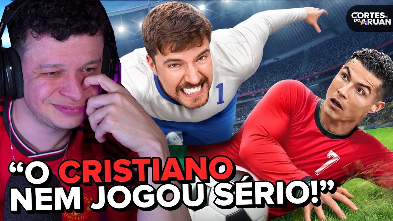 ARUAN REAGE: VENÇA O CRISTIANO E GANHE US$ 1.000.000 (MRBEAST) - Cortes do Aruan