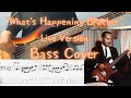 Marvin Gaye - &quot;What‘s Happening Brother&quot; (Live) Bass Cover (with tabs)