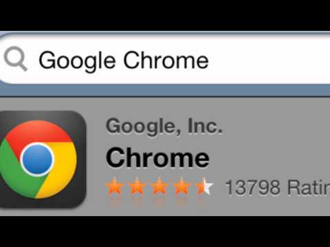 How To Download Google Chrome Ipod/Ipad/Iphone