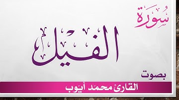 105 سورة الفيل .. محمد أيوب .. القرآن هدى للمتقين
