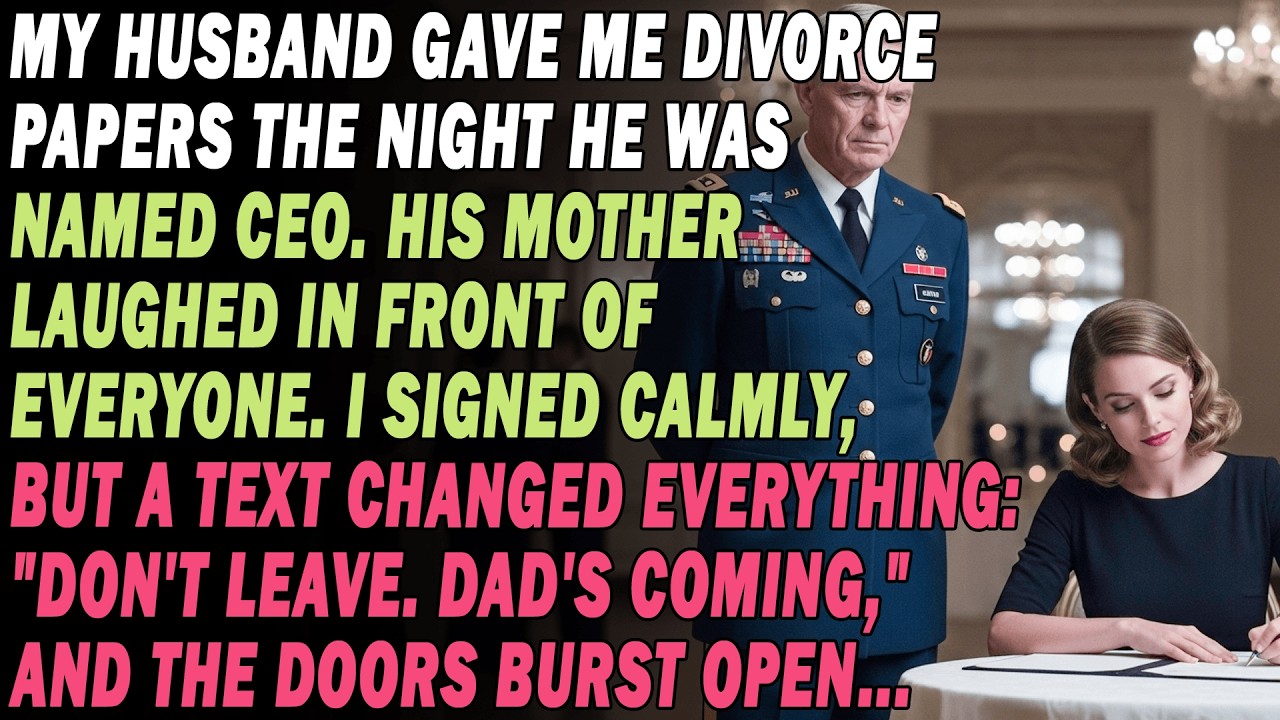 My Husband👨‍💔Humiliated Me And His Mother Laughed, But My Father, The General. Arrived With His Men